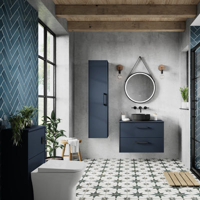 Hudson Reed Juno Floor Standing 500mm Vanity Unit With 2 Doors & Ceramic Basin