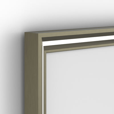 Origins Living Lexington LED Illuminated Mirror 60 Brushed Bronze - 600 x 800mm