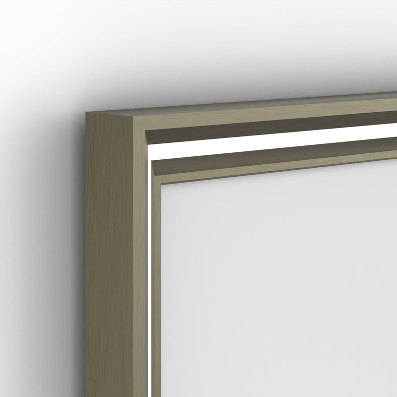 Origins Living Lexington LED Illuminated Mirror 60 Brushed Bronze - 600 x 800mm