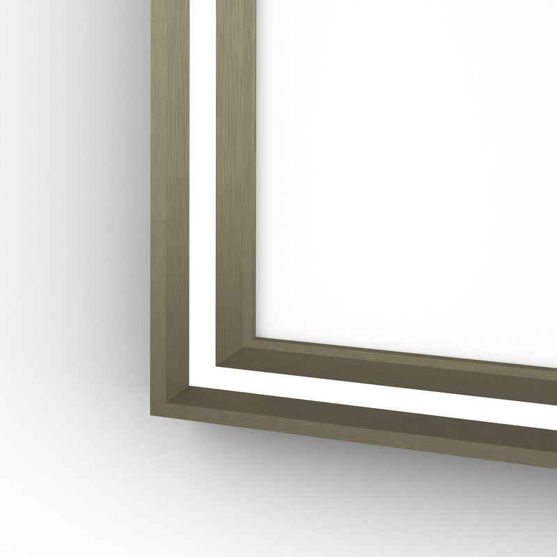 Origins Living Lexington LED Illuminated Mirror 60 Brushed Bronze - 600 x 800mm