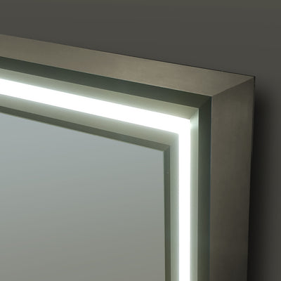 Origins Living Lexington LED Illuminated Mirror 60 Brushed Bronze - 600 x 800mm