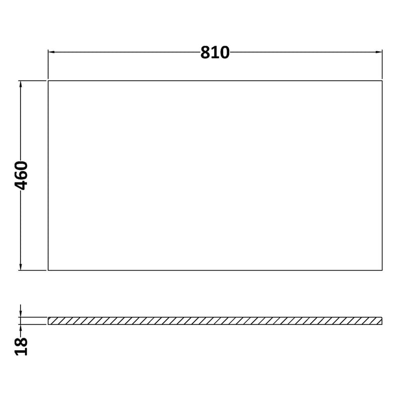 Classique 800mm Floor Standing Vanity Unit With 2 Doors With Carrera Marble Worktop - Satin White