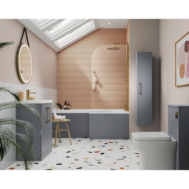 Nuie Arno 300 x 253mm Wall Hung Tall Unit With 1 Door