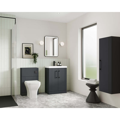 Nuie Deco 500 x 383mm Wall Hung Vanity Unit With 1 Drawer & Ceramic Basin