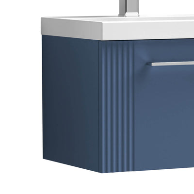 Nuie Deco 500 x 383mm Wall Hung Vanity Unit With 1 Drawer & Ceramic Basin