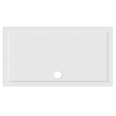 Stone Resin 40mm Rectangular Shower Tray & Waste 1600 x 760mm