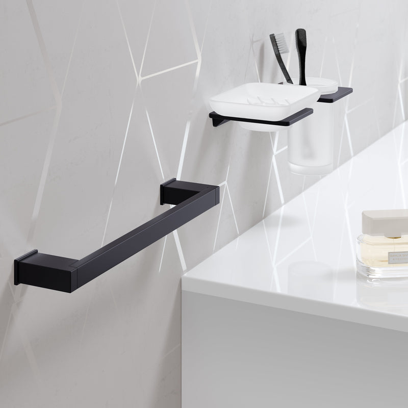 Sonia S Cube Soap Dish - Black