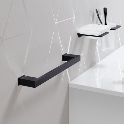 Sonia S Cube Towel Rail 42cm - Black