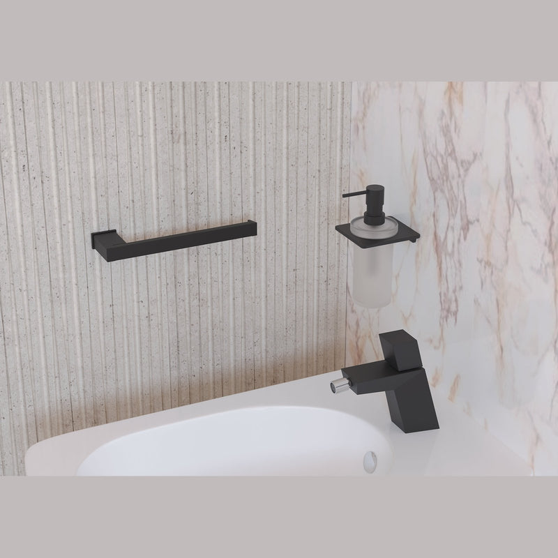 Sonia S Cube WC Brush Set - Black