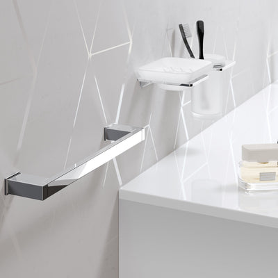 Sonia S Cube Open Toilet Roll Holder - Chrome