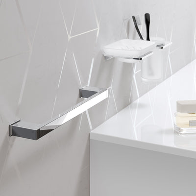 Sonia S Cube Towel Rail 35cm - Chrome