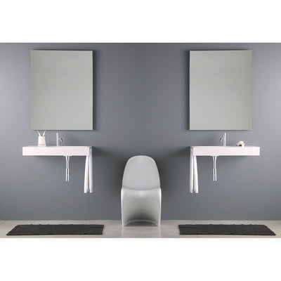 Origins Living Slim Square 80 Mirror - 80x80cm