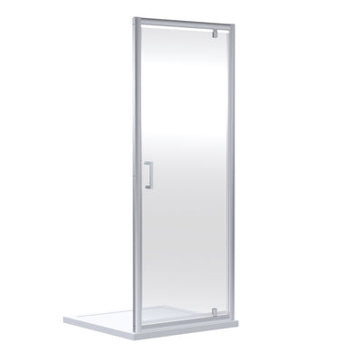 Porto 6mm Pivot Shower Door - 1000mm, 1900mm High, Chrome