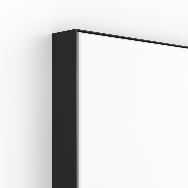 Origins Living Tate Rectangular Mirror 140x70cm - Matt Black