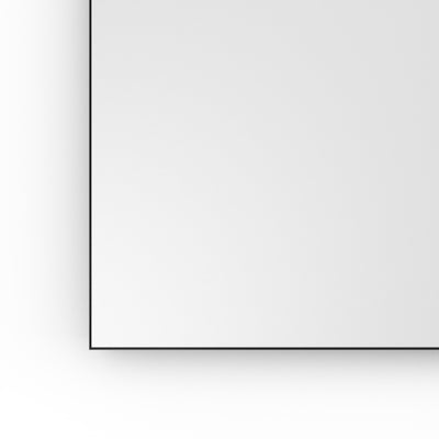 Origins Living Tate Rectangular Mirror 70x90cm - Matt Black