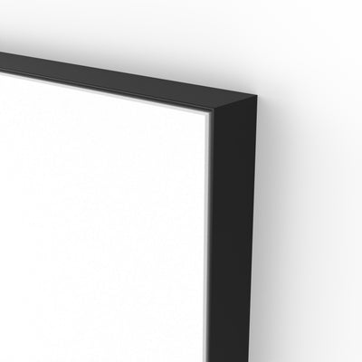 Origins Living Tate Rectangular Mirror 60x80cm - Matt Black