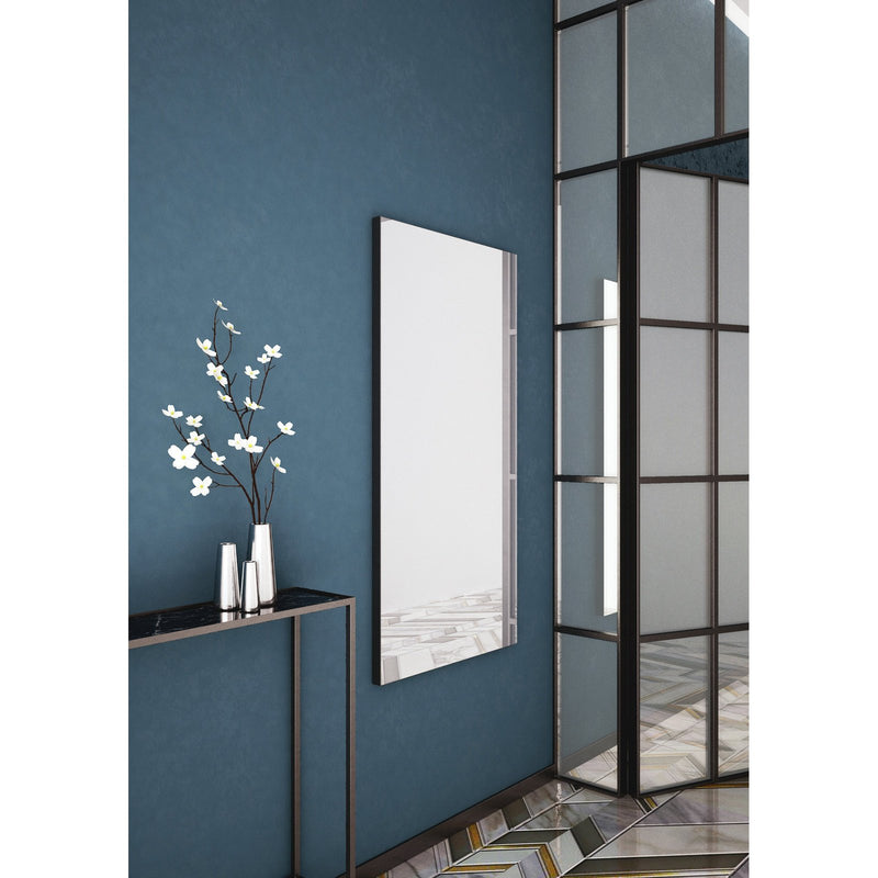 Origins Living Tate Rectangular Mirror 70x90cm - Matt Black