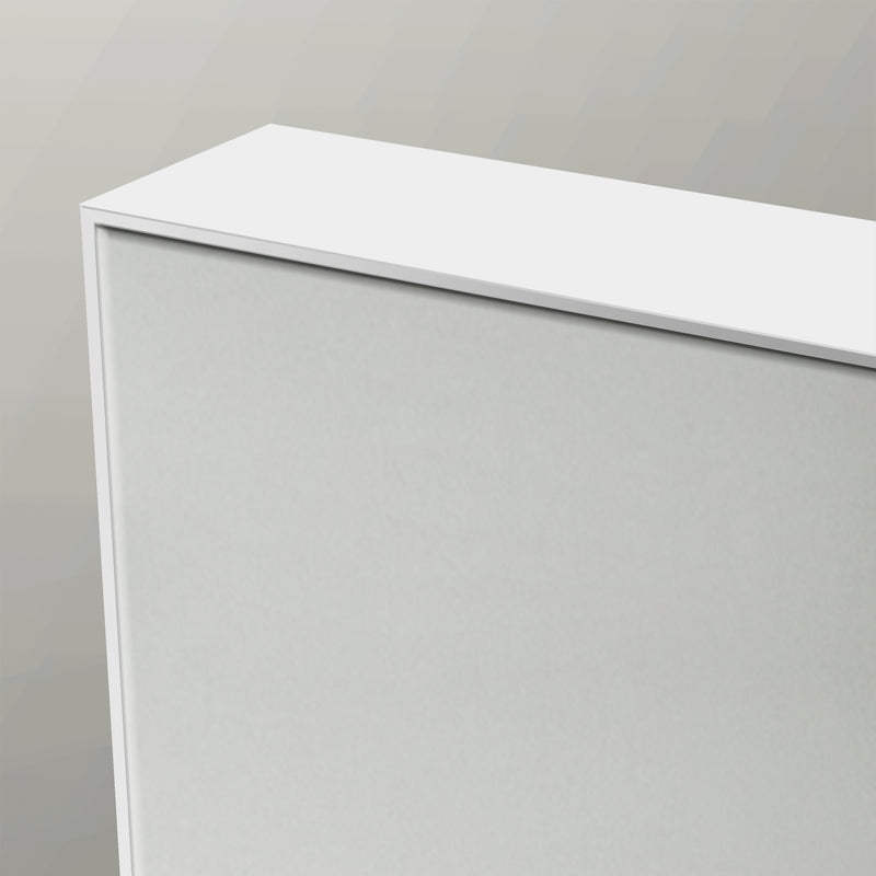 Origins Living Tate Rectangular Mirror 70x90cm - Matt White