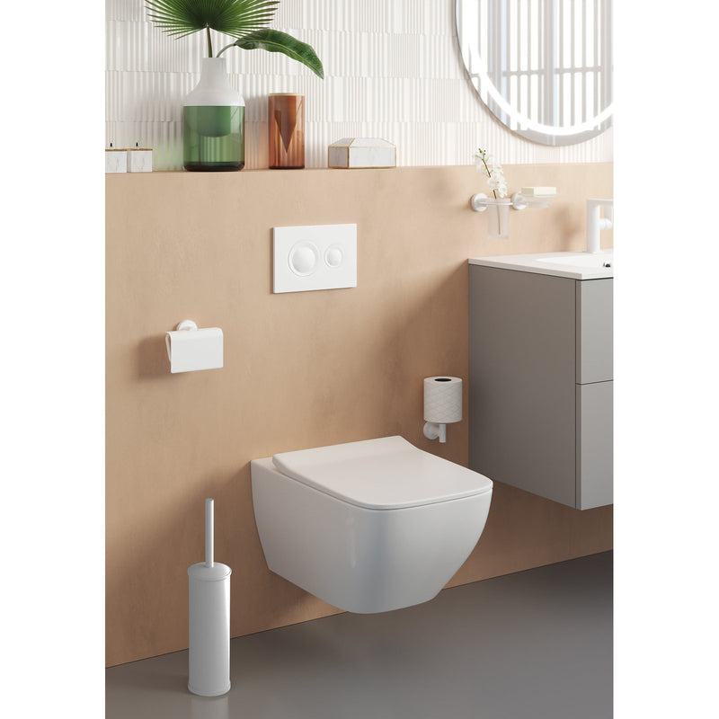 Sonia Tecno Project Glass Soap Dish - Matt White