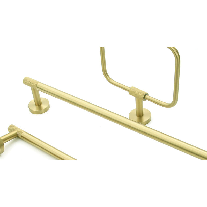 Origins Living Turner Open Towel Bar - Brushed Brass