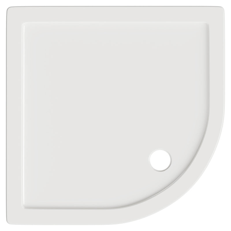 Stone Resin 40mm Quadrant Shower Tray & Waste 700 x 700mm