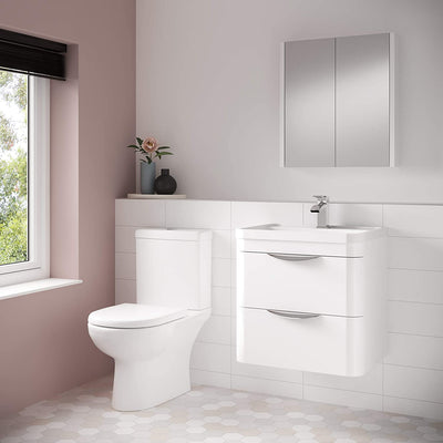 Marina Close Coupled Toilet & Soft Close Seat