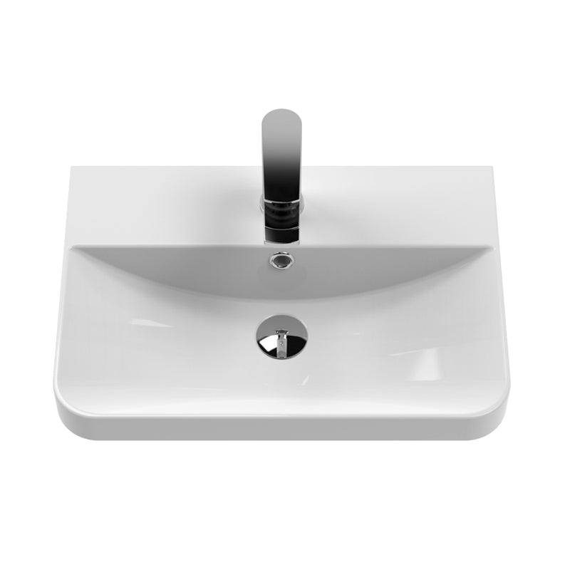 Capri 500mm Wall Hung 2 Door Unit & Basin