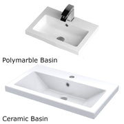 Hudson Reed Fusion Wall Hung 500mm Vanity Unit With 2 Drawers & Basin