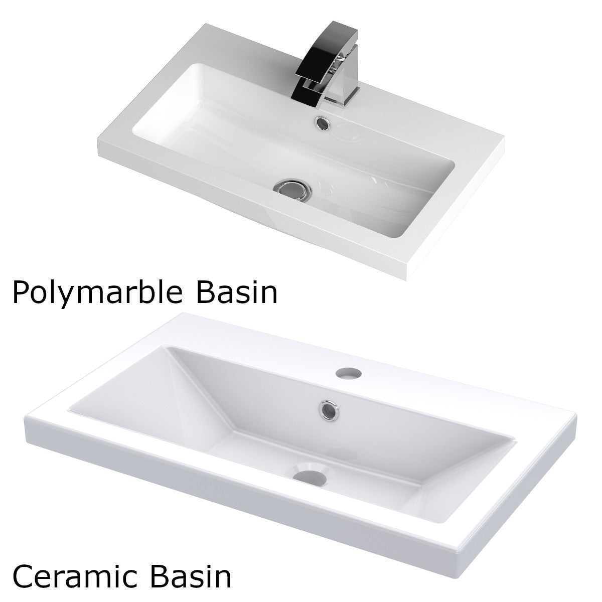 Hudson Reed Fusion Floor Standing 600mm Vanity Unit & Basin