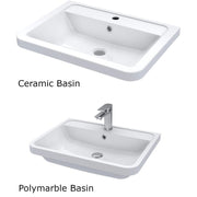 Nuie Parade 600 x 450mm Floor Standing Vanity Unit With 2 Drawers & Basin