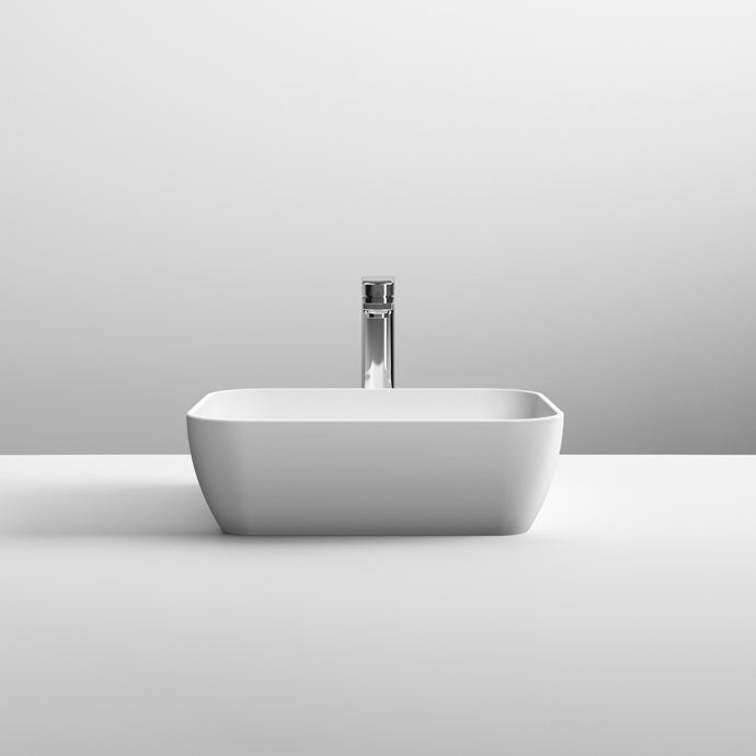 Hudson Reed Rectangular Counter Top Vessel Basin - 455 x 325mm