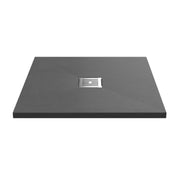 Nuie Slimline Grey Slate Square Shower Tray - 800 x 800mm