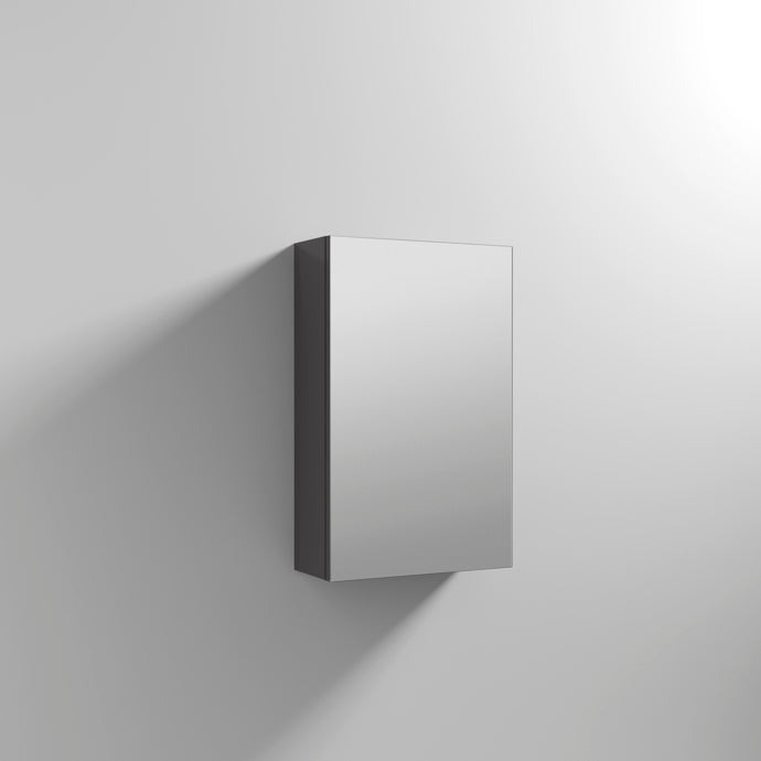 Cape 450mm Mirror Cabinet - Gloss Grey