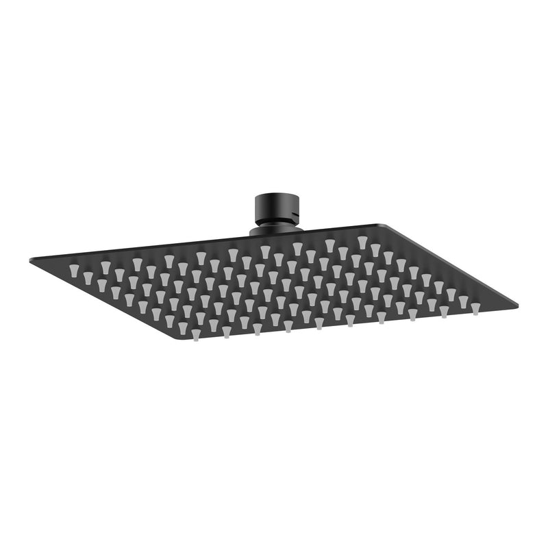 Cape Black Square Fixed Head Shower 200 x 200mm