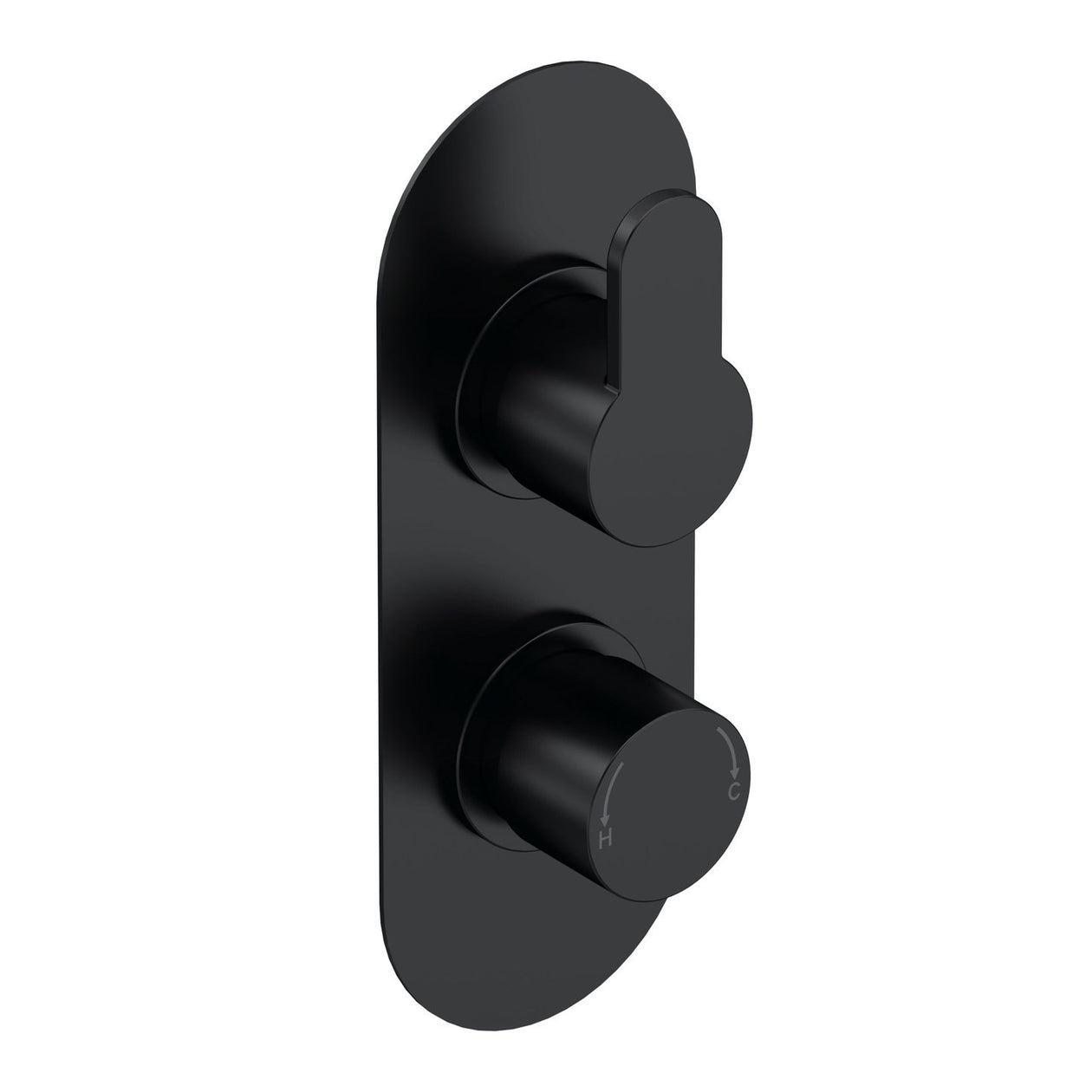 Lana Black Concealed Shower Package With Fixed Head