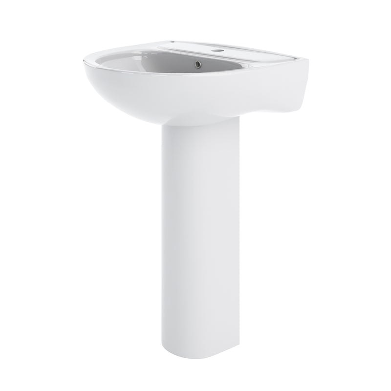 Nuie Lawton 550 x 480mm Basin & Pedestal