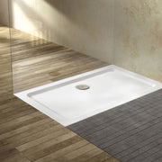 Stone Resin 40mm Rectangular Shower Tray & Waste 1000 x 800mm