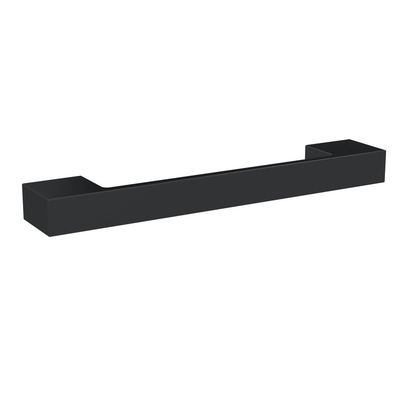 Square D Bar Handle With 128mm Centres - Matt Black