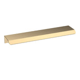 Finger Pull Furniture Handle -  Brushed Brass