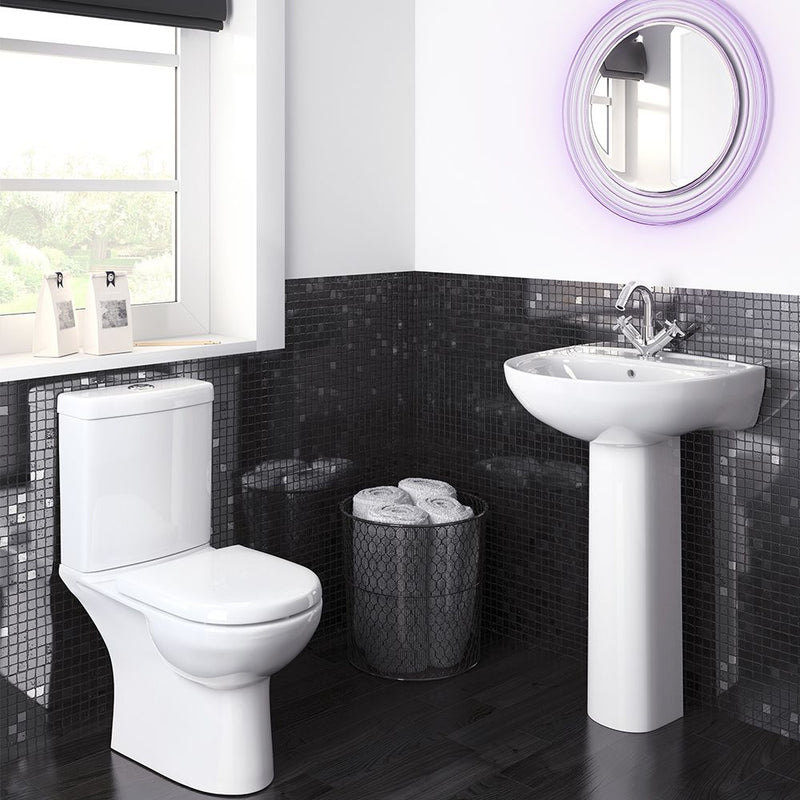Marina Compact Close Coupled Toilet & Soft Close Seat