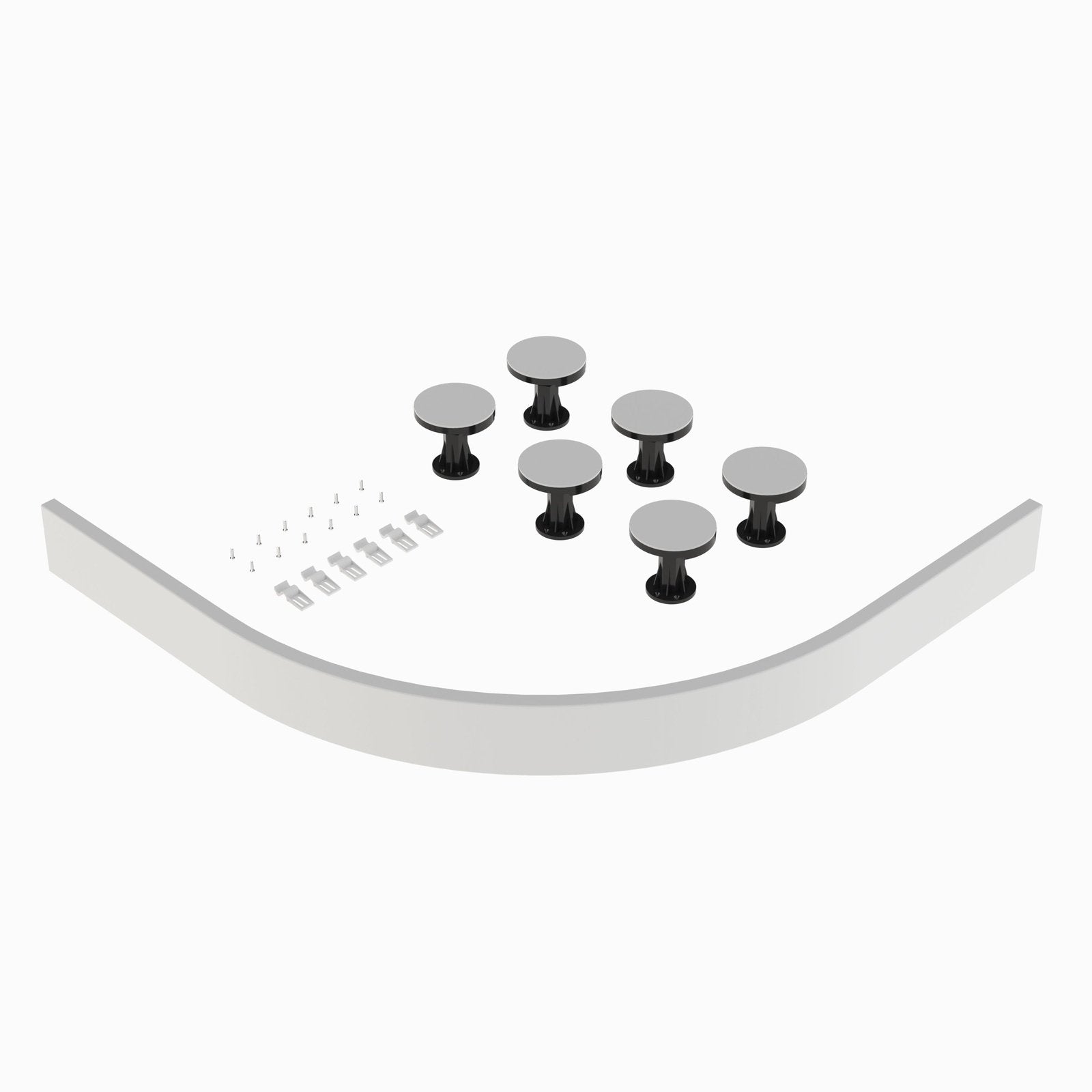 Nuie Easy Plumb Leg & Plinth Riser Set For Shower Trays - Gloss White ...