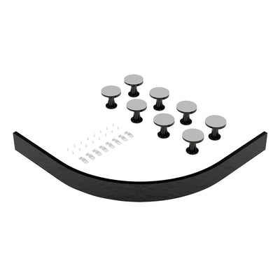 Nuie Easy Plumb Leg & Plinth Set For 1000 - 1200mm Quadrant & Offset Shower Trays - Slate Grey