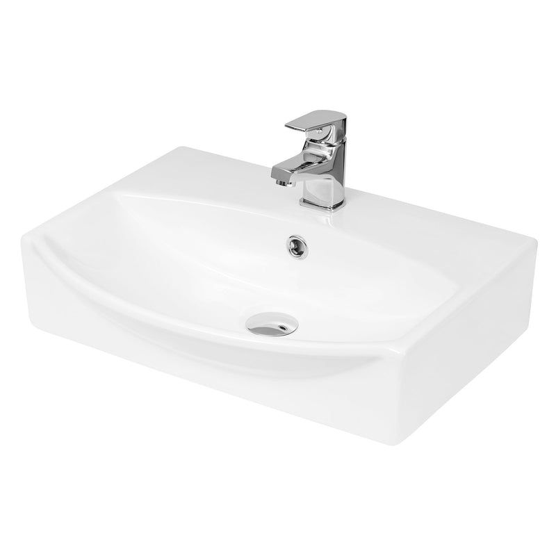 Hudson Reed Wall Hung Vessel Basin - 500 x 400mm