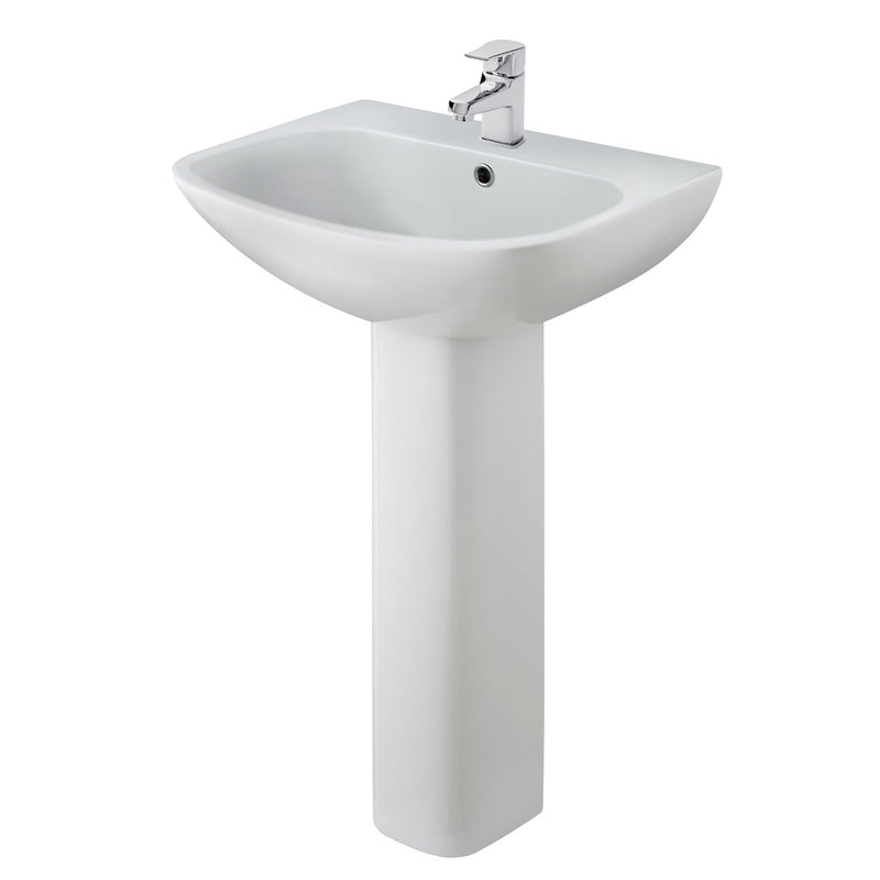 Como 545mm Basin & Full Pedestal