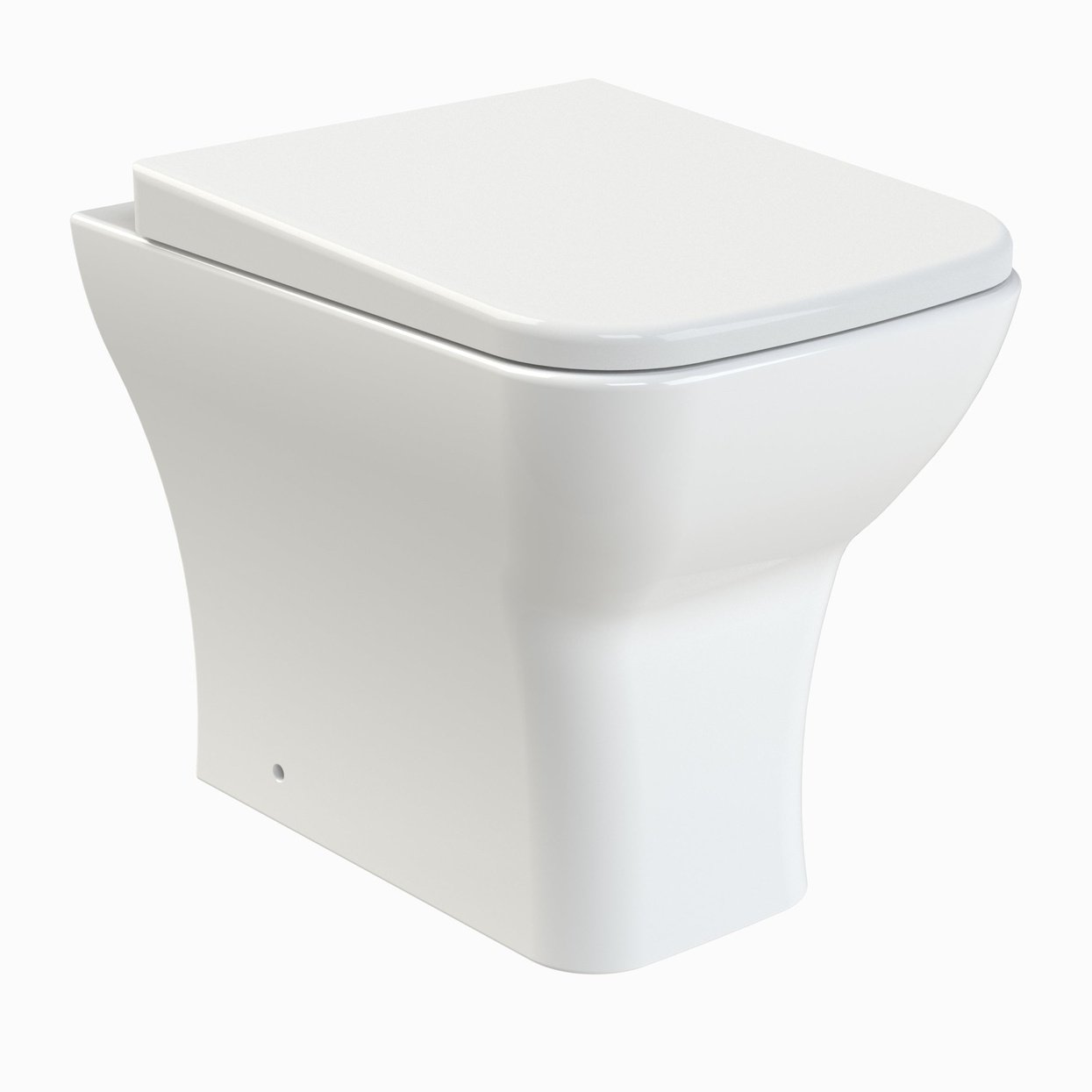 Como Rimless Back To Wall Toilet & Soft Close Seat