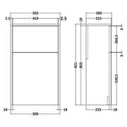 Hudson Reed Juno 500mm WC Unit