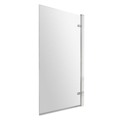 Porto Square Hinged 8mm Bath Screen 830mm