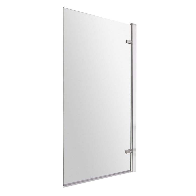 Porto Square Hinged 8mm Bath Screen 830mm