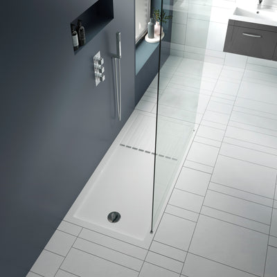 Walk In Shower Tray & Waste 1700 x 800mm