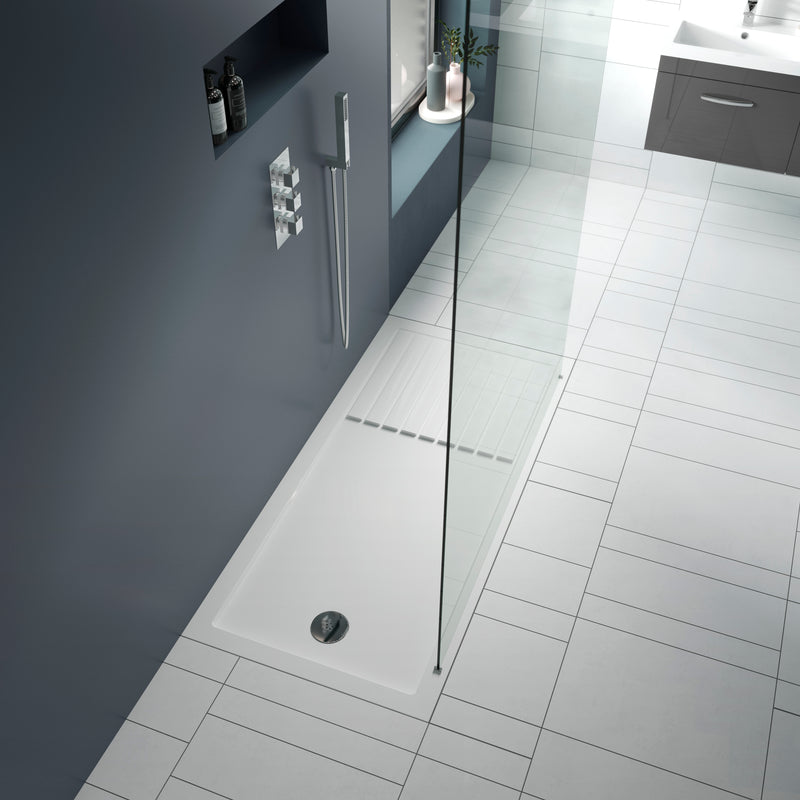 Walk In Shower Tray & Waste 1700 x 800mm
